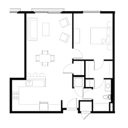 Zen Apartments Citrine Floor Plan