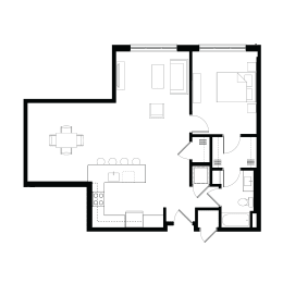 Zen Apartments Fluorite Floor Plan
