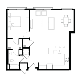Zen Apartments Pyrite Floor Plan