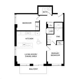 a floor plan of a house showing the living room and dining area