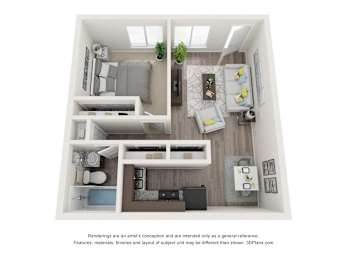 Cypress Floorplan at Lexington Square, Lexington, 40502