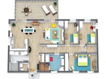  Floor Plan Silver 2Bed2Bath