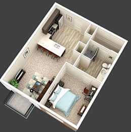  Floor Plan 3 Bed 2 Bath