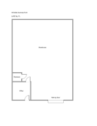 Floor Plan  Hillsdale Business Park 2,400 Sq. Ft. Floor Plan