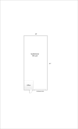 Floor Plan  Burnham Business and Storage warehouse floor plan with office