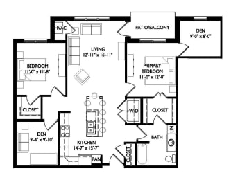 Floor Plan  the plan of the upper level plan with