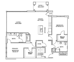 Floor Plan  a floor plan of a two story house with a bedroom and a living room