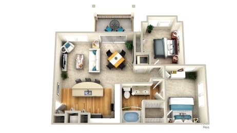  Floor Plan B1A