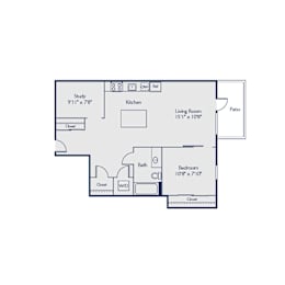  Floor Plan A1N + den