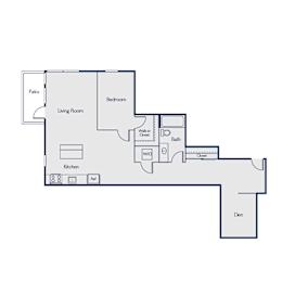  Floor Plan A1R + den