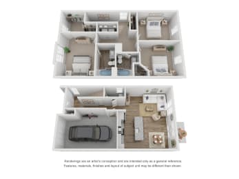  Floor Plan Townhomes