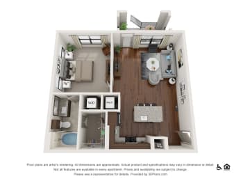 bedroom floor plan | apartments in pittsburgh pa | the alden