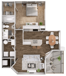 one bedroom apartment