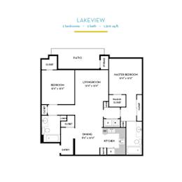 Lakeview Floor Plan at Vintage at Scottsdale, SCOTTSDALE, AZ 85260