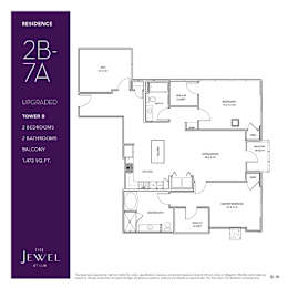 2B-7A_Upgraded Floor Plan at LUX by Garden*, California, 92122
