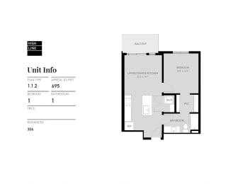 floor plan  the unit info 1300sf