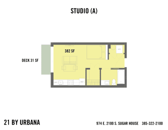  Floor Plan STUDIO (21-0A)