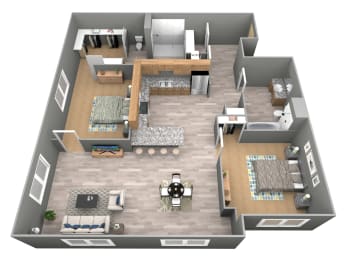 Aberdeen - 3D - Vivere Floor Plan