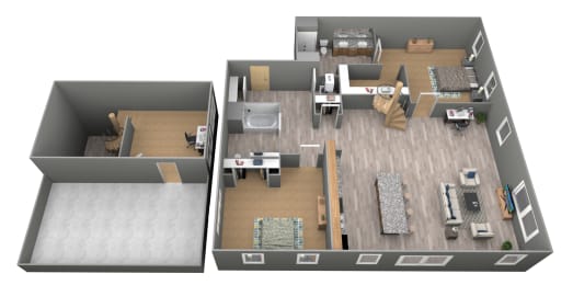 Aspen - 3D - Vivere Floor Plan
