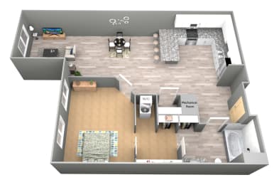 Birch - 3D - Vivere Floor Plan