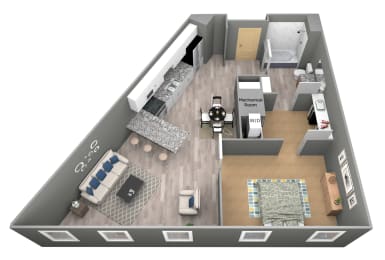 Brentwood - 3D - Vivere Floor Plan