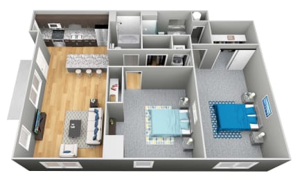 The Buford 3D Floor Plan - The Corvina