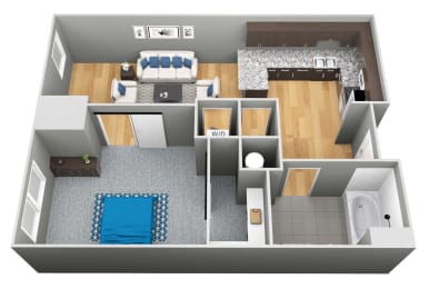 The Weber Floor Plan 3D - The Corvina