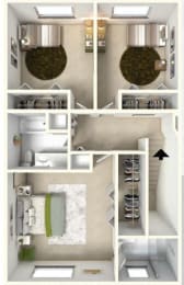3 Bed 2.5 Bath Townhouse Upstairs Only