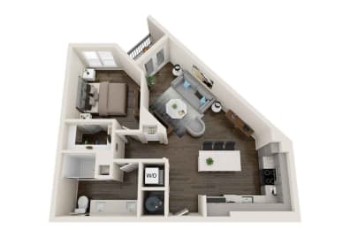 Axio at Carillon - A7 - 1 Bedroom 1 Bath