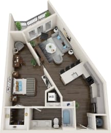 Axio at Carillon - A9 - 1 Bedroom 1 Bath