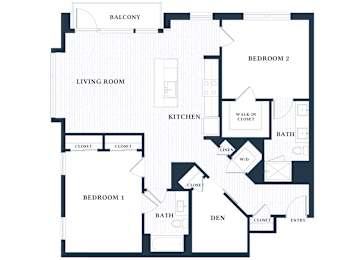 A black and white image of a house floor plan.