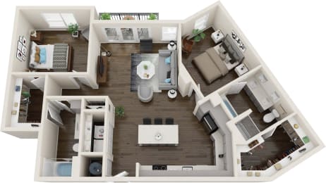 Axio at Carillon - B8 - 2 Bedroom 2 Bath