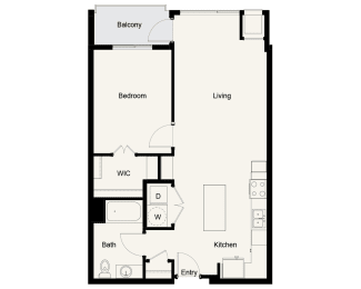A07 - 1Bed 1Bath - Onyx Edina - 2D