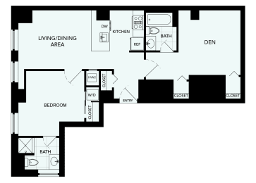 A27 - The Republic - 2D floor plan