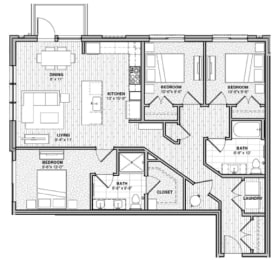 Floor Plan  Madison - Luxe