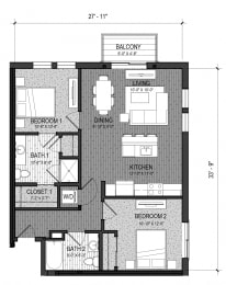 Floor Plan  The Brook 2K
