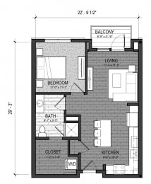 Floor Plan  The Cascade (A)-1A