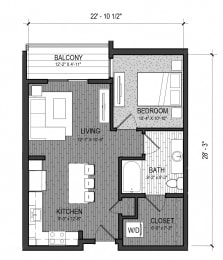 Floor Plan  The Cascade 1B