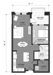 Floor Plan  The Cascade 1D
