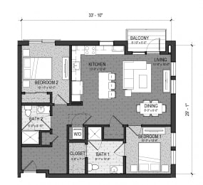 Floor Plan  The Rapid (A)- 2E