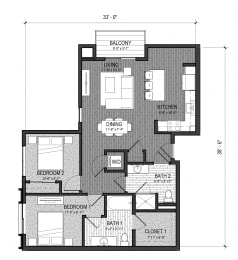 Floor Plan  The Tributory