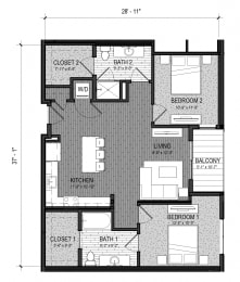 Floor Plan  The Whitewater 2L
