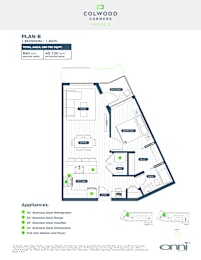 A floor plan for a one bedroom, one bath apartment with a total area of 600 square feet.