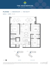the floor plan of residence villa 1 bedroom