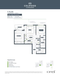 the floor plan of the condo