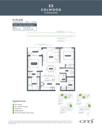 the floor plan of the condo