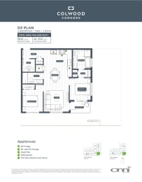 the floor plan of the condo