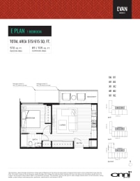 the floor plan of the condo