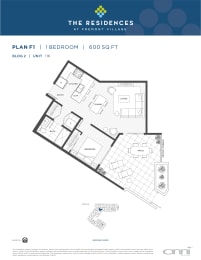 the residences plan 1 floor plans