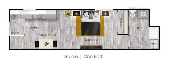 Floor-plan diagram at Sonoran Flats.